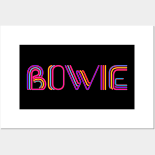 Retro Name - Bowie Neon's Posters and Art